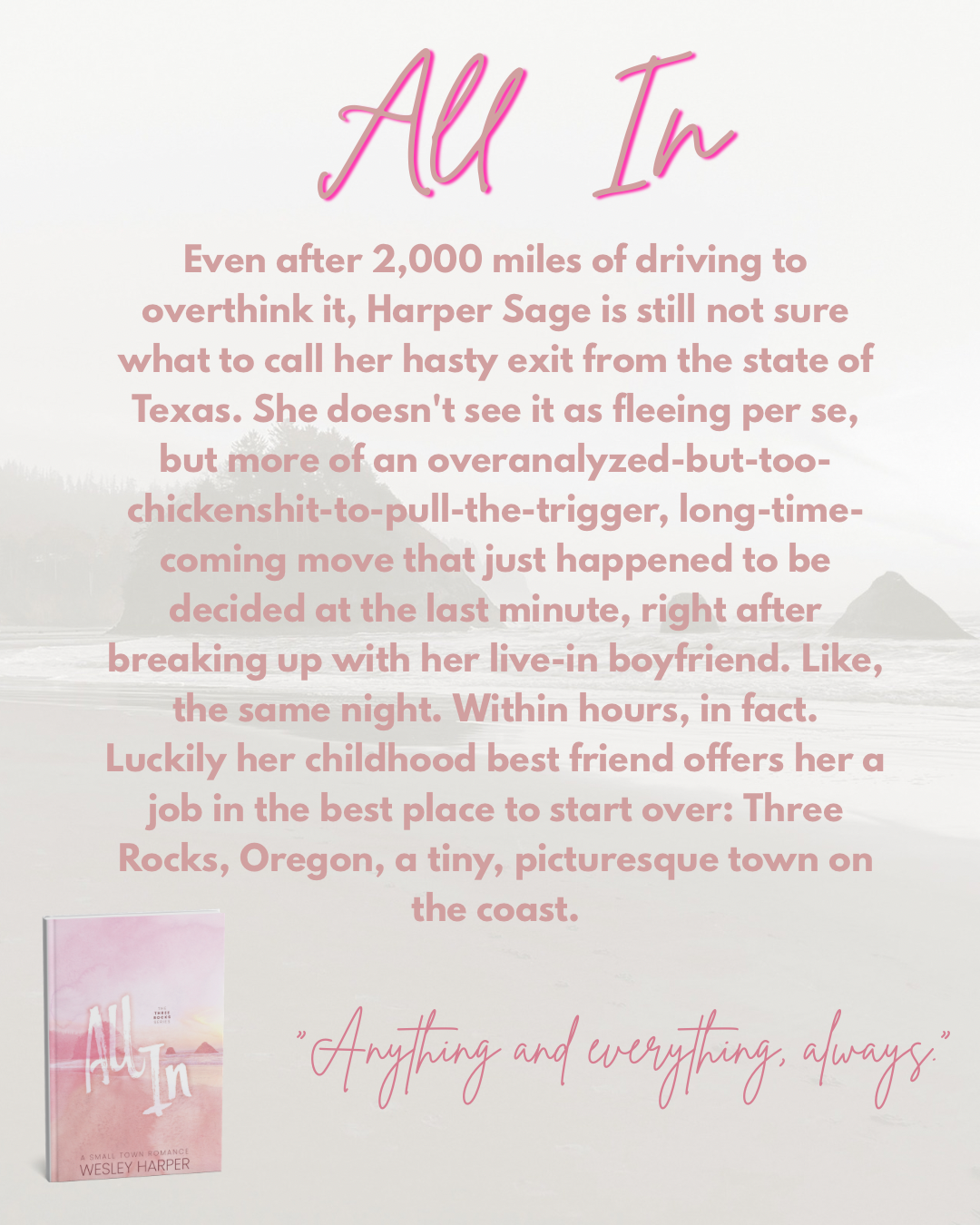 Single Book-All In (free shipping!)